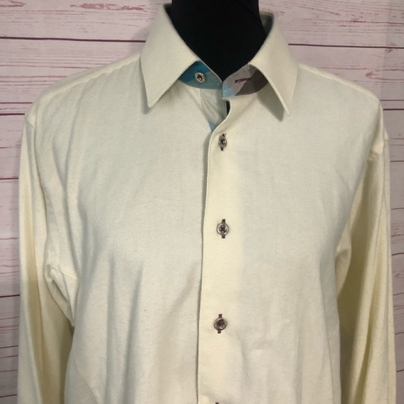 Jared Lang Cotton Flannel Flip Cuff Button Down - Picture 2 of 9